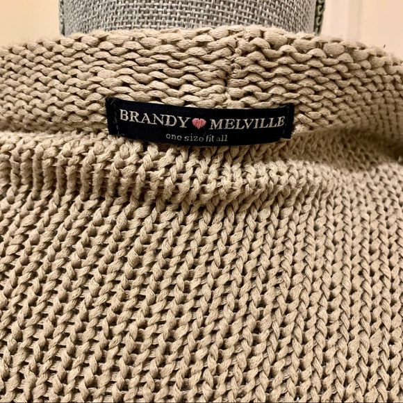 Brandy Melville Distressed Cardigan [wool, sweater, beige, winter, bohemian] - Picture 7 of 7
